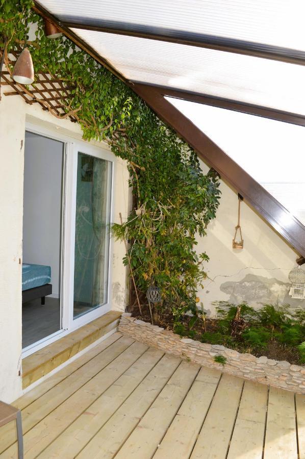 La Maison Penchee, Avec Jardin A 50M De La Plage Asnelles Exterior foto